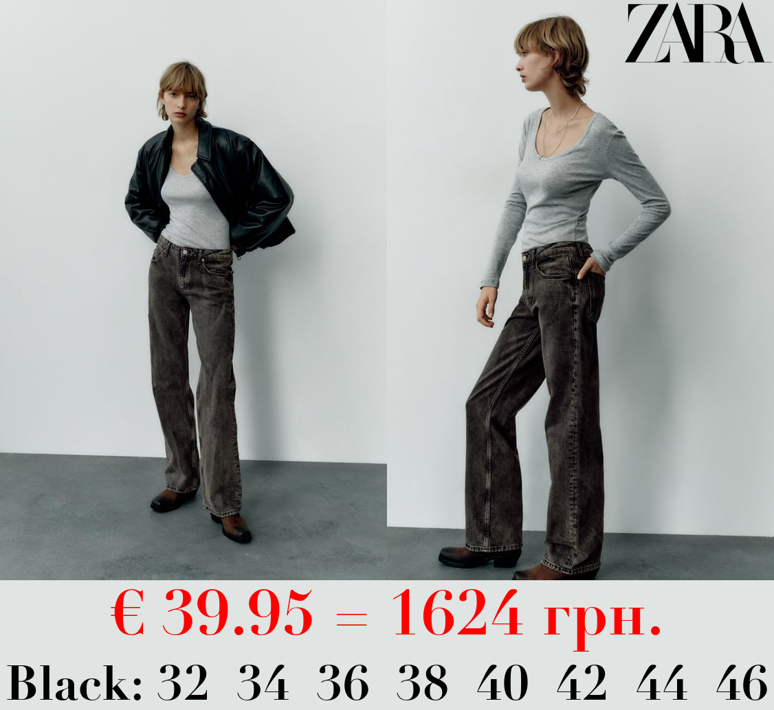 MID-RISE WIDE-LEG TRF JEANS