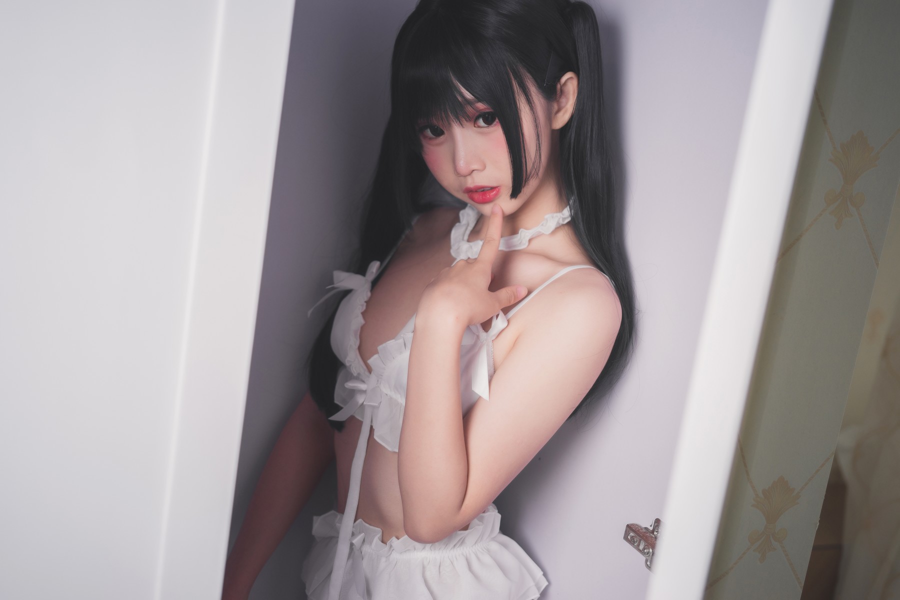 Cosplay 面饼仙儿 脑内少女 白内衣 15