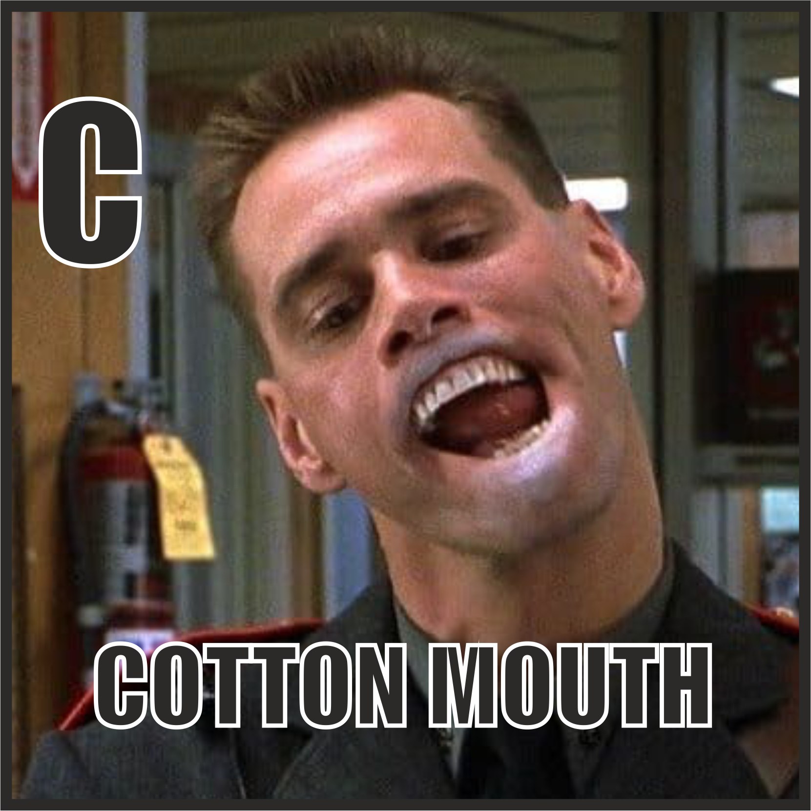 Jim carrey dry mouth