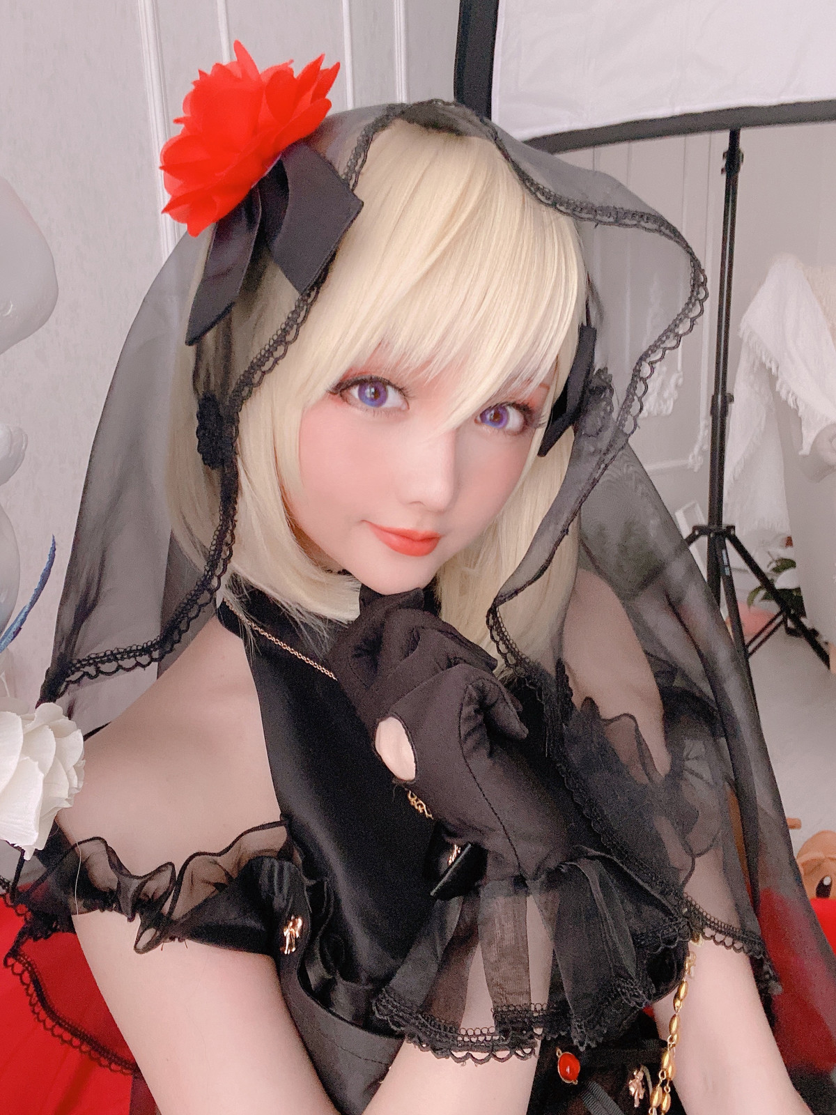 Cosplay 星之迟迟Hoshilily Z23婚纱 42