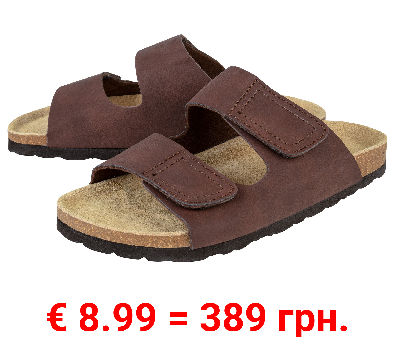 LIVERGY® Herren Pantoletten mit Tieffußbett