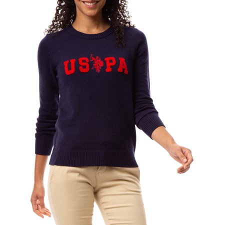 U.S. Polo Assn. Womenâ€™s Logo Crewneck Sweater