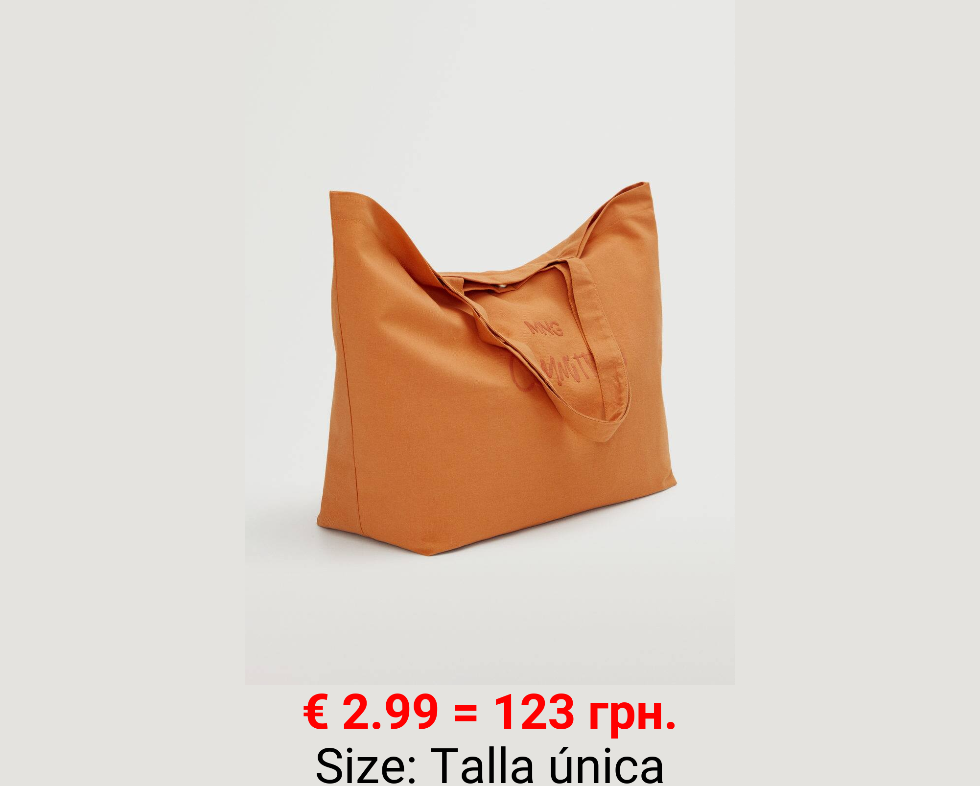 Bolso shopper algodón