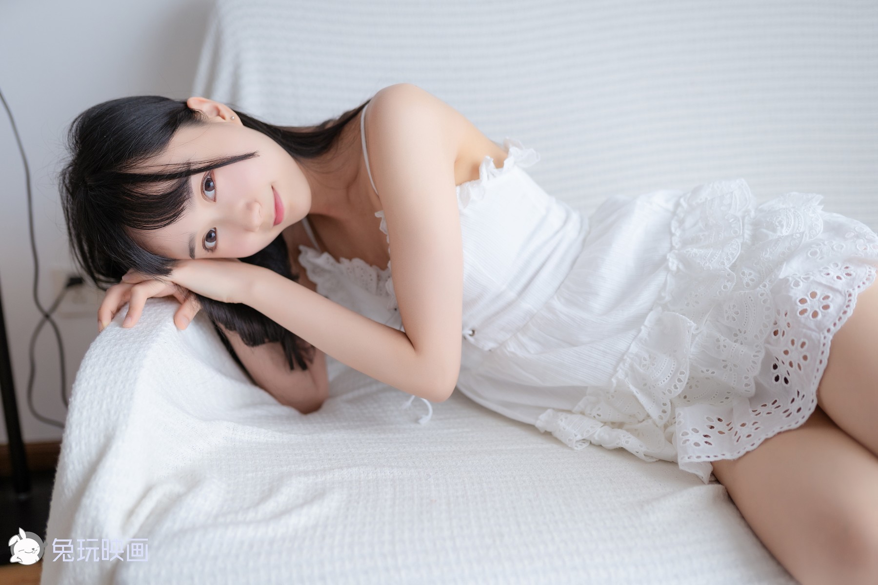 Cosplay 兔玩映画 白衣少女 30
