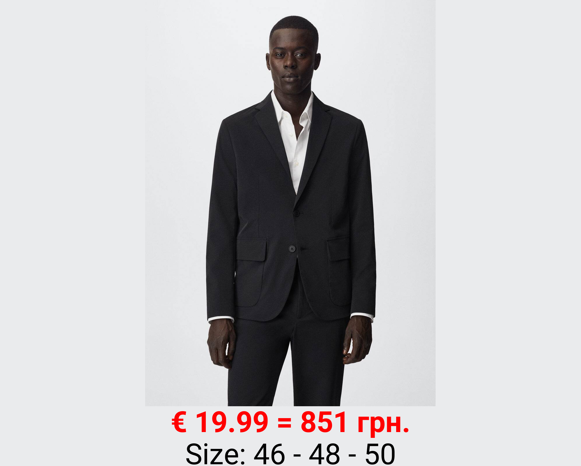 Americana traje slim fit stretch