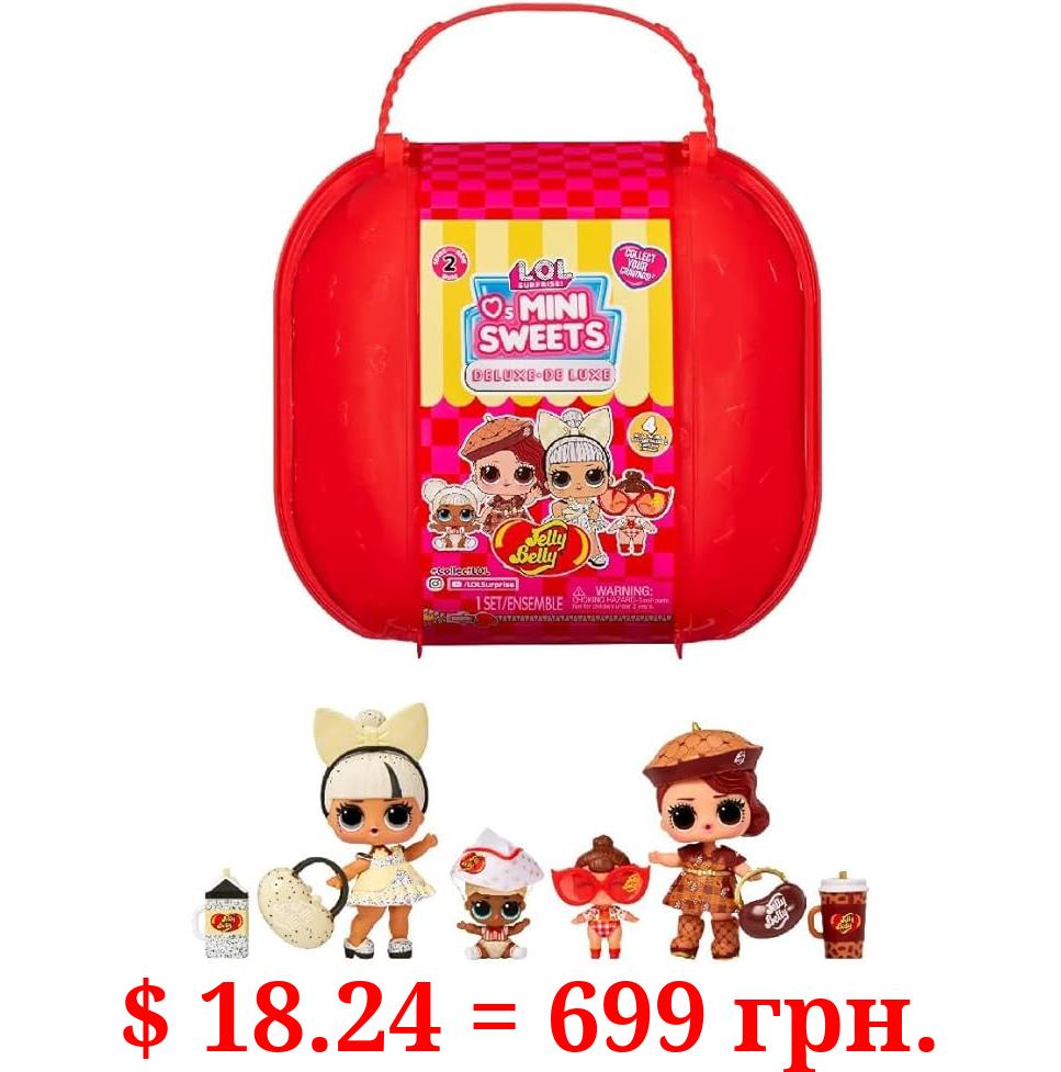 L.O.L. Surprise! Loves Mini Sweets Deluxe Series 2 with 4 Dolls, Accessories, Limited Edition Dolls, Candy Theme, Jelly Belly Theme, Collectible Dolls- Great Gift for Girls Age 4+