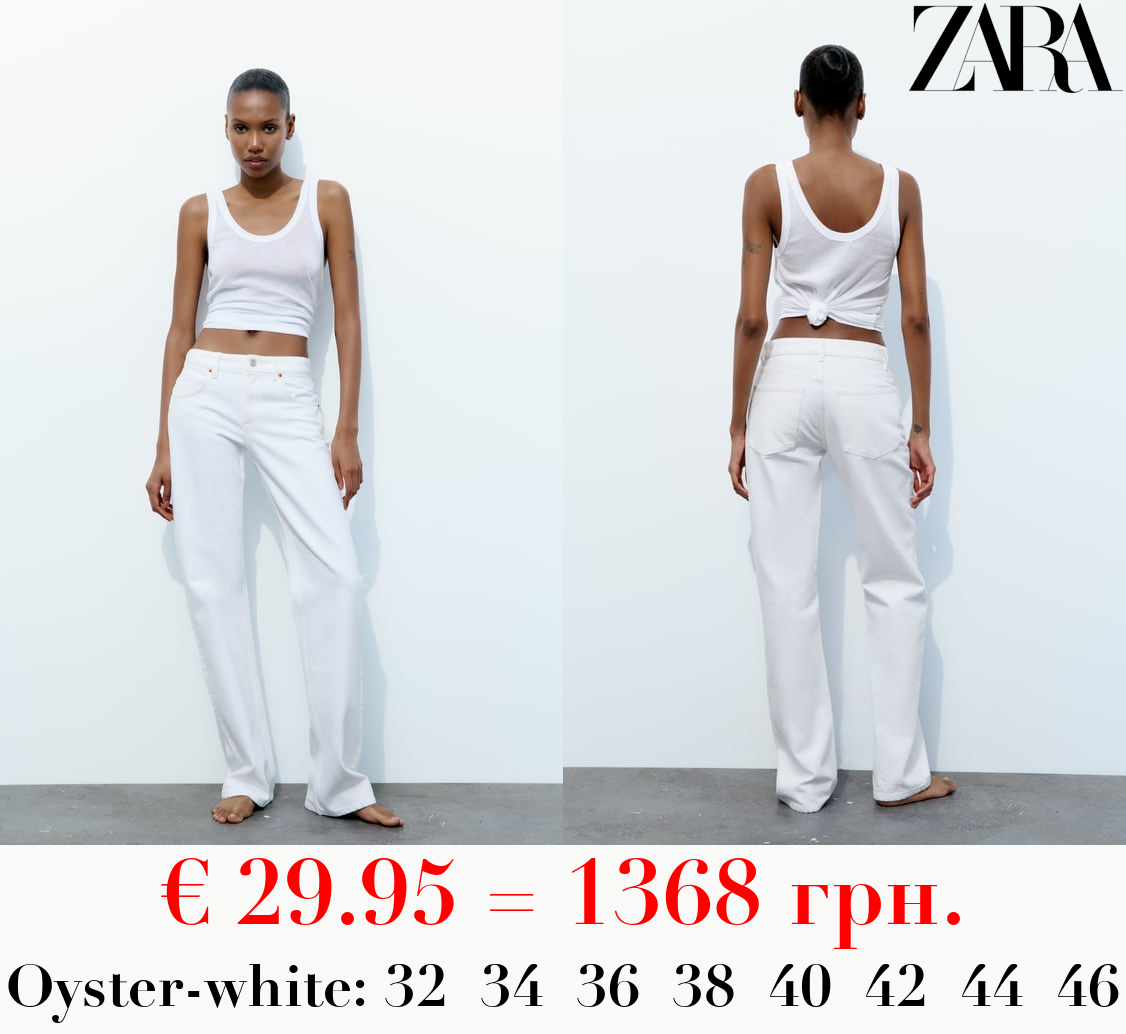 TRF WIDE-LEG MID-RISE FULL LENGTH JEANS