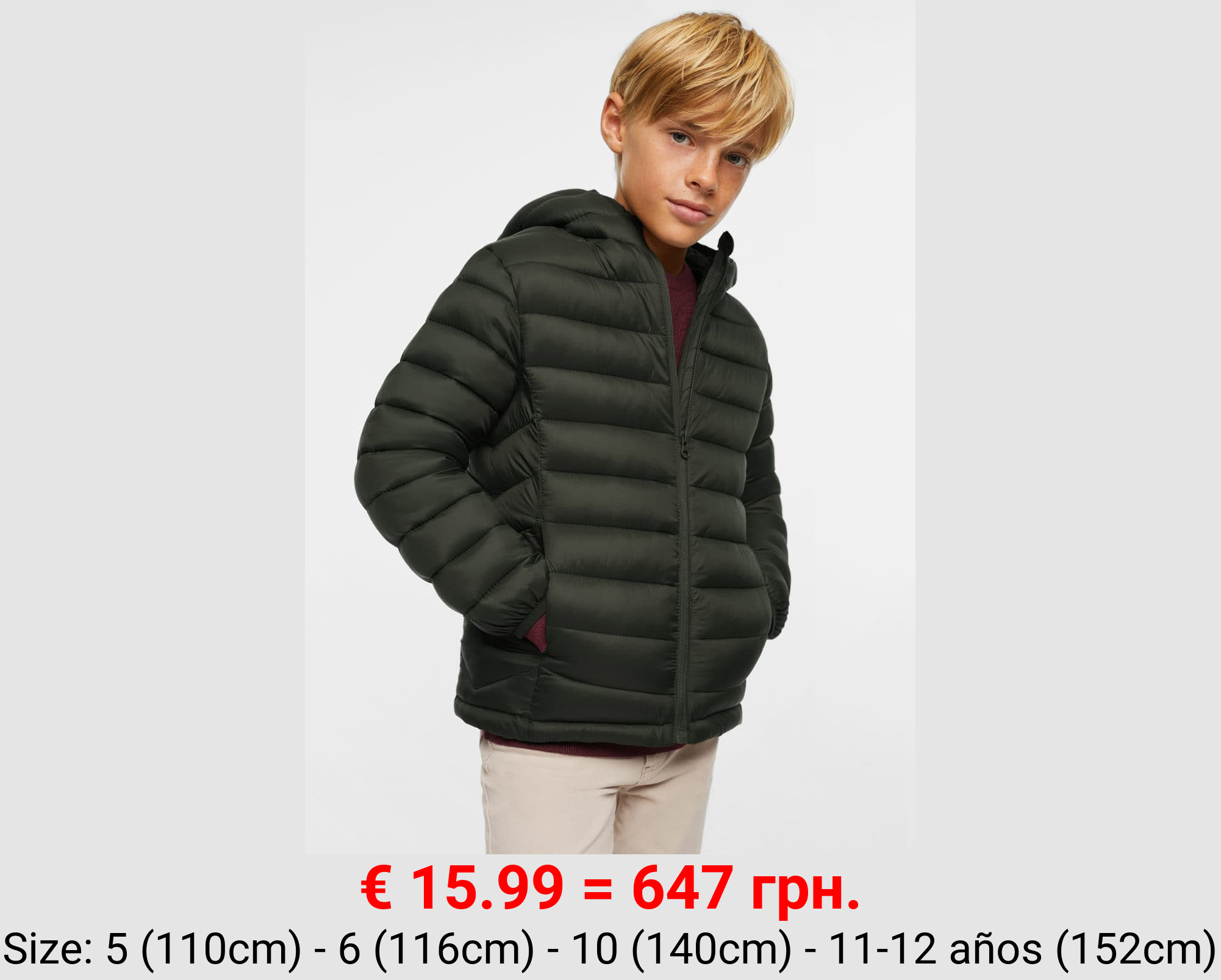 Anorak acolchado ultraligero