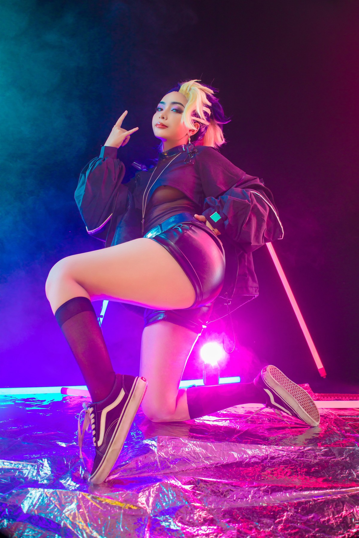 Cosplay Umeko.J Akali The Baddest 10