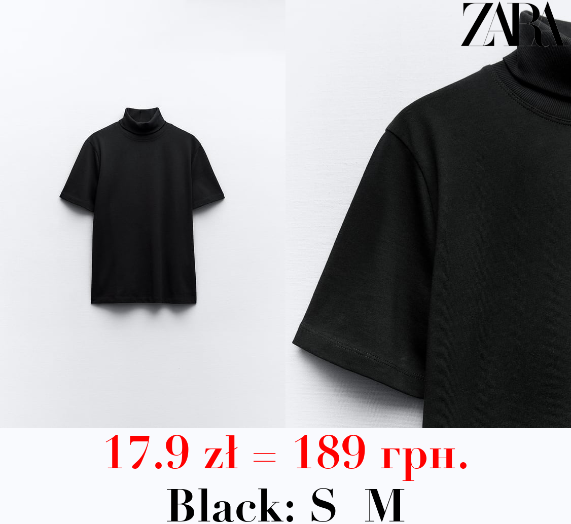 HEAVY COTTON TURTLENECK TOP
