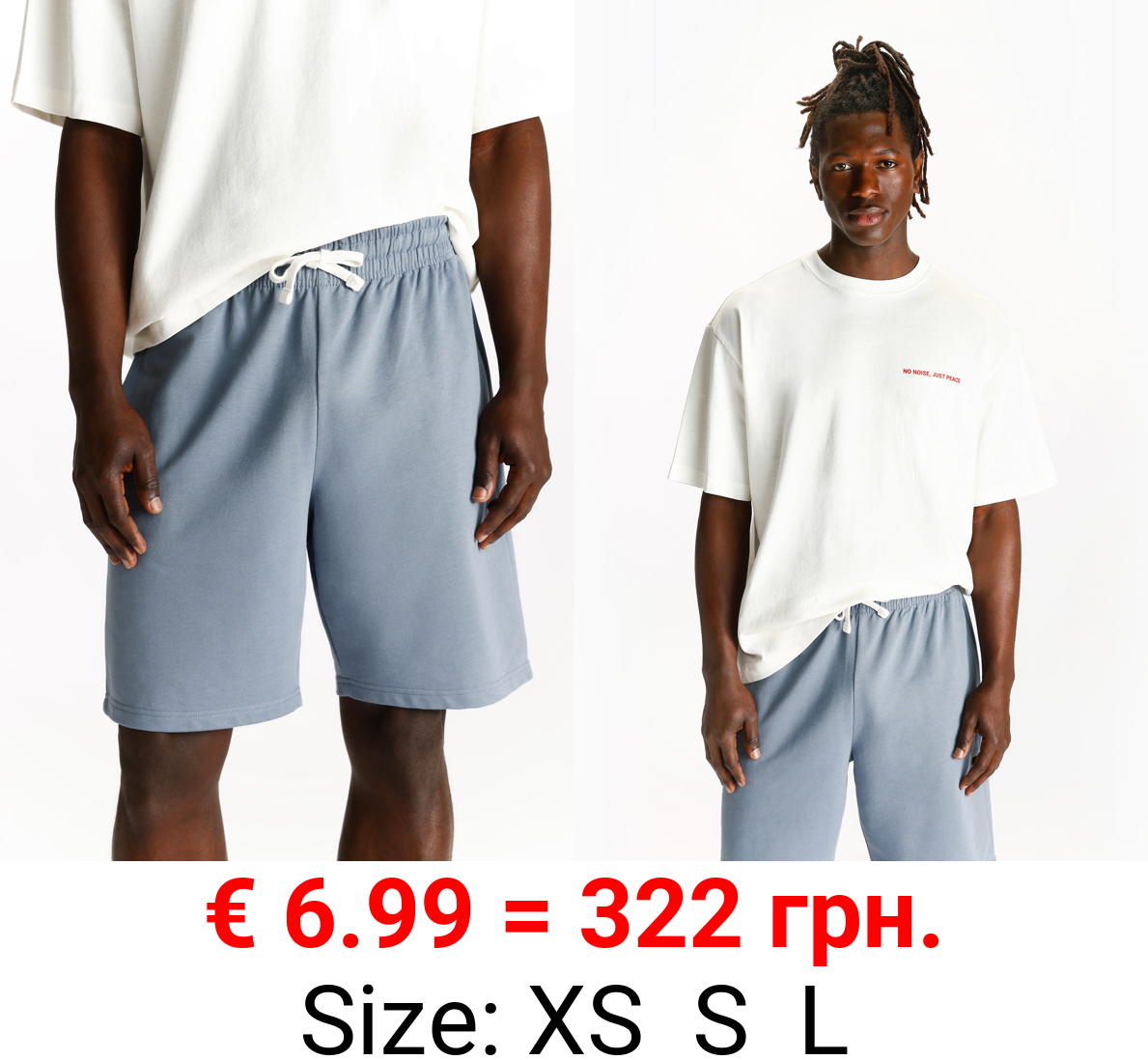 Basic plush Bermuda shorts