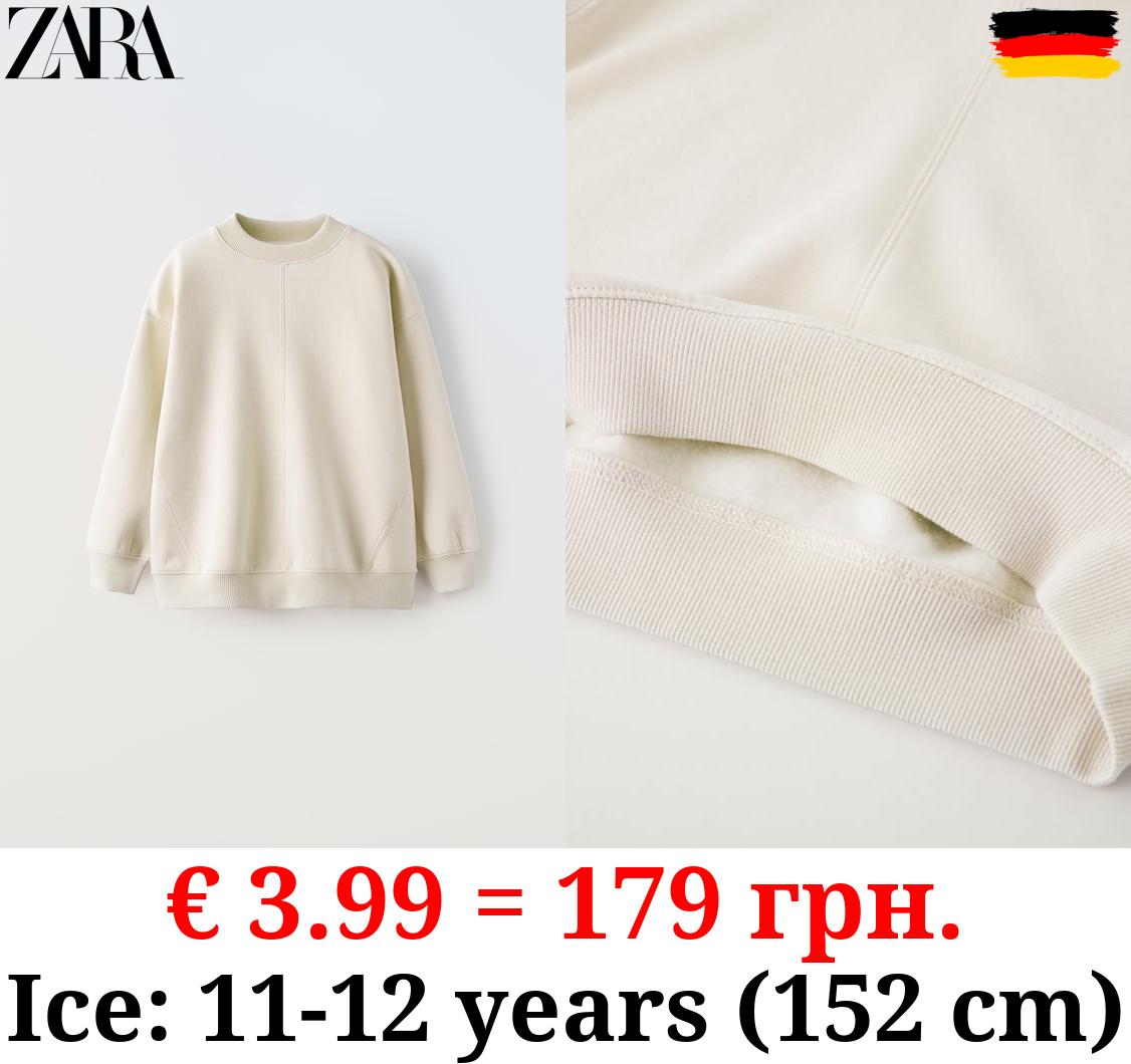 BASIC PLUSH SWEATSHIRT