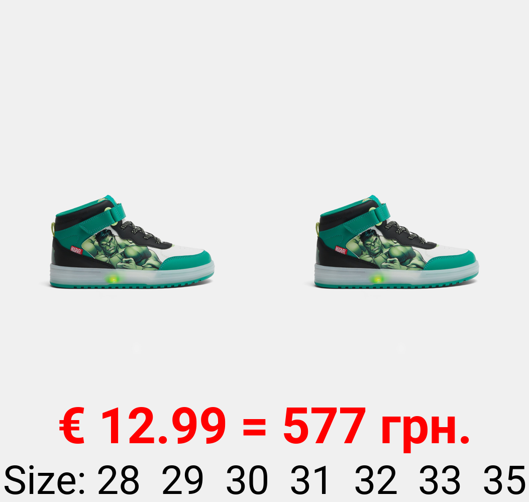 HULK ©MARVEL high-top sneakers with lights