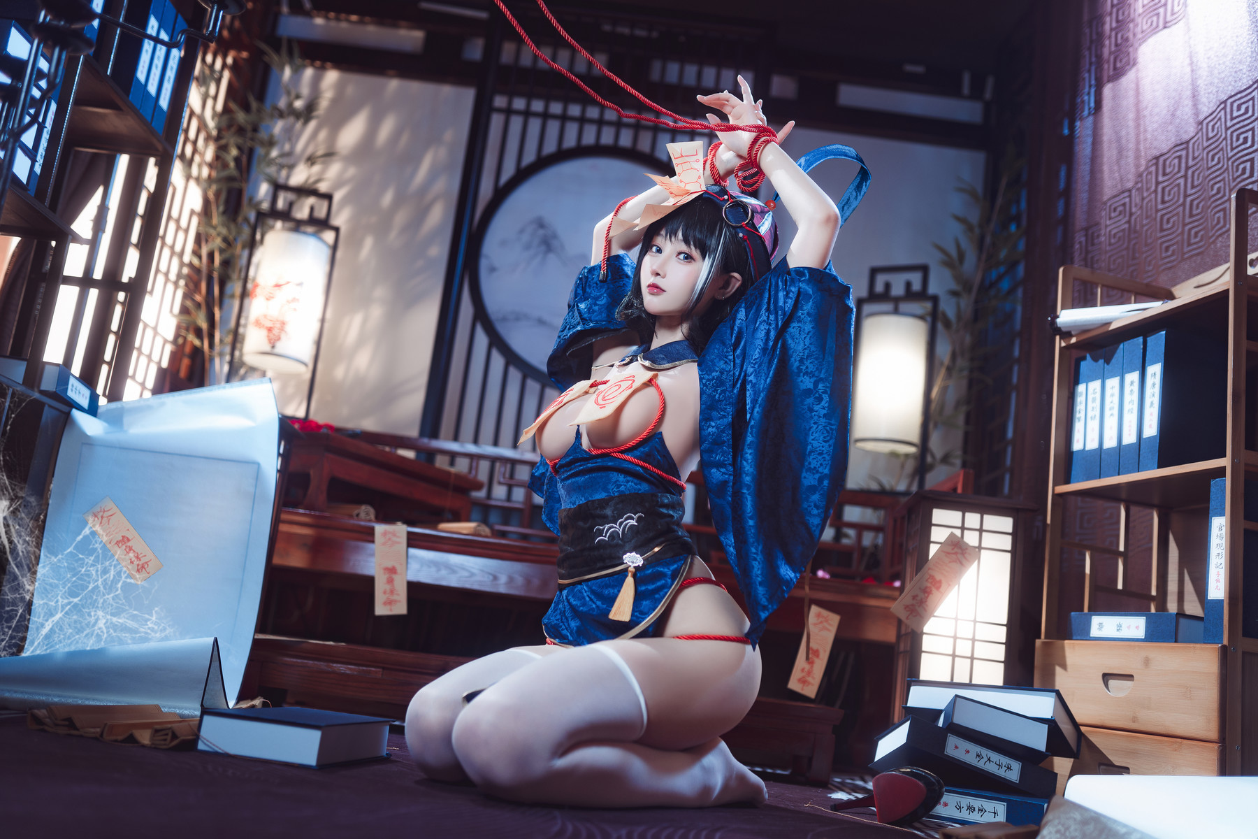 Cosplay 羽生三未 华甲欢庆僵尸三未全 27