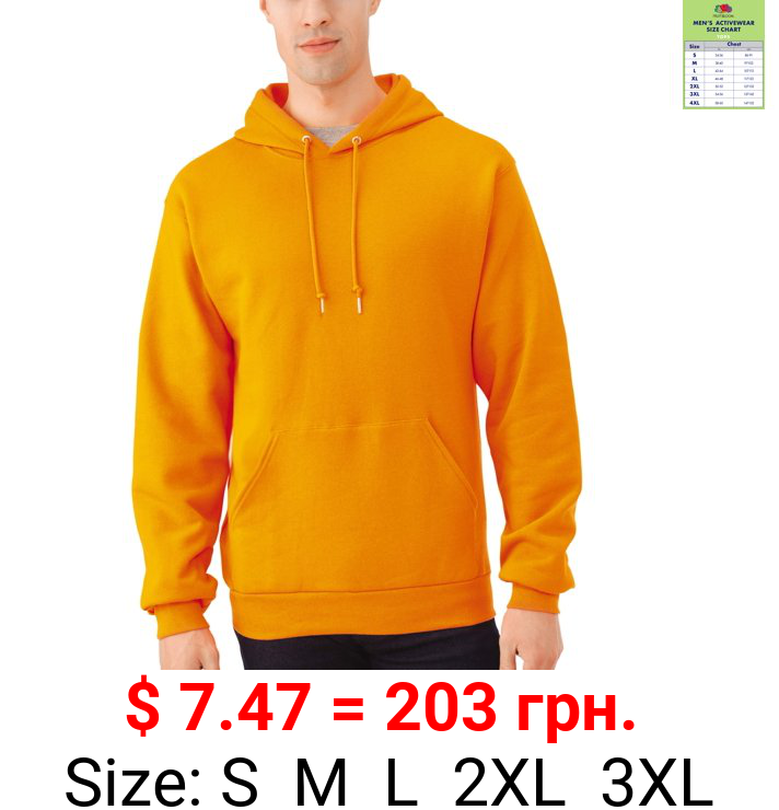 Fruit of the Loom Men's and Big Men's Eversoft Fleece Pullover Hoodie Sweatshirt, up to Size 3XL