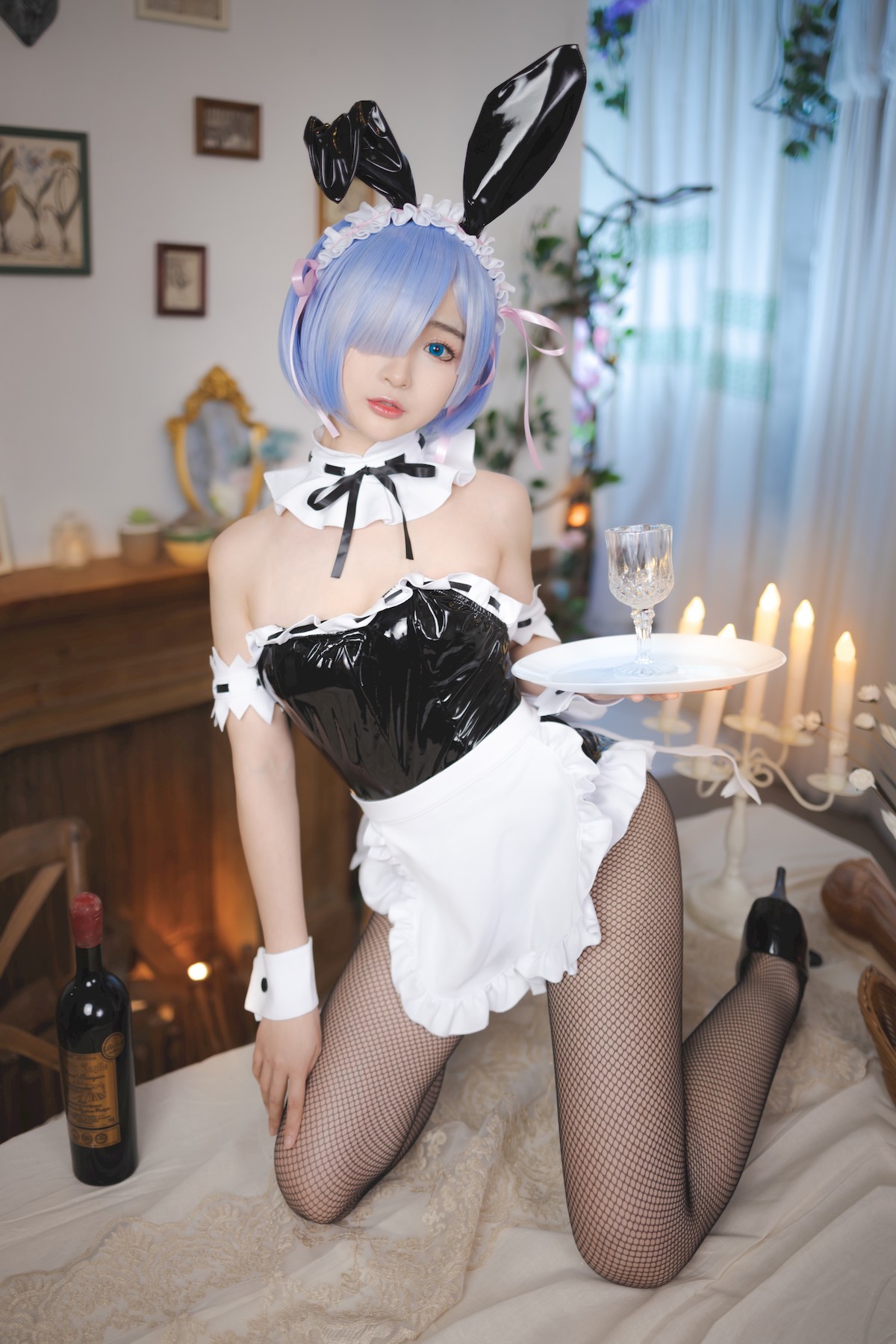 转载 Cosplay 蕾姆兔女郎 33