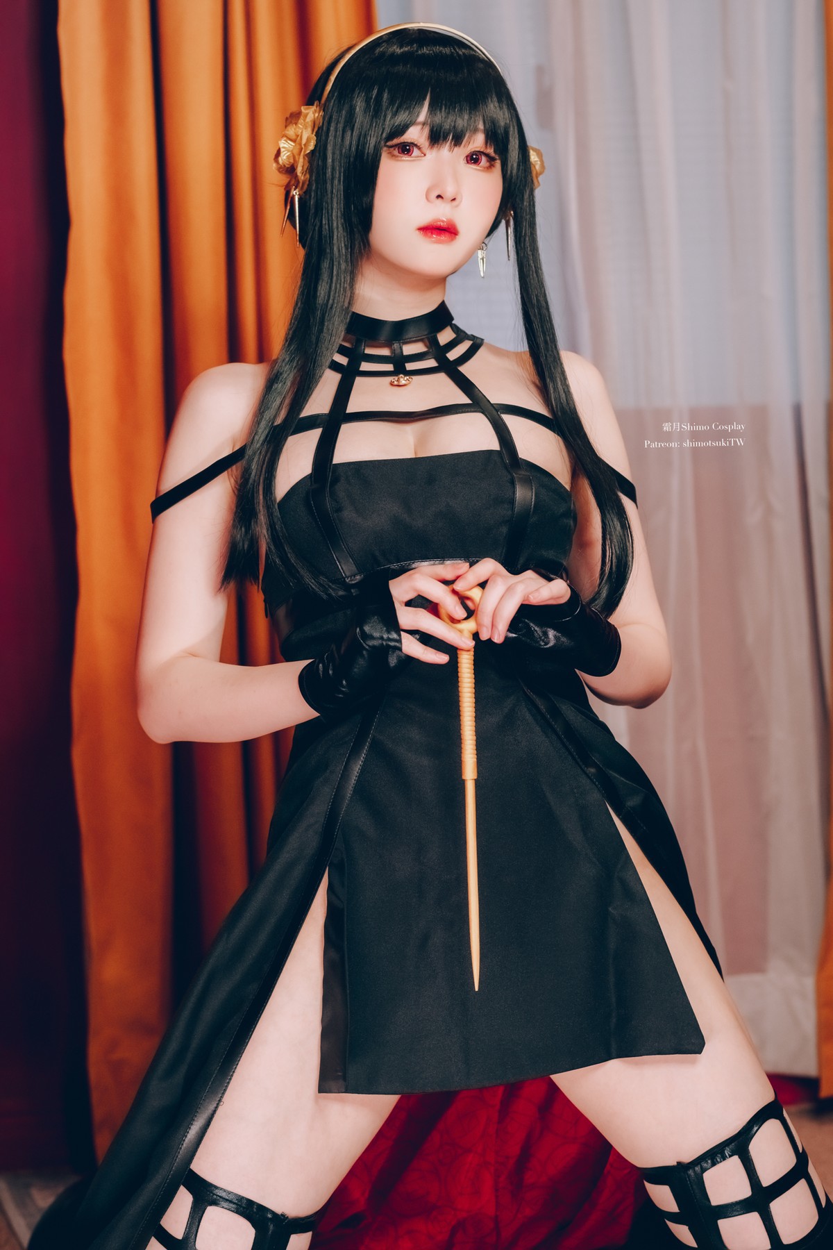 霜月shimo Cosplay 約兒黑禮服＋內衣睡裙 4