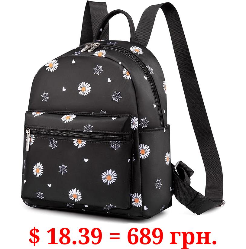 LOVEVOOK Mini Backpack for Women Light Weight Small Waterproof Backpack Purses Daily Backpack…