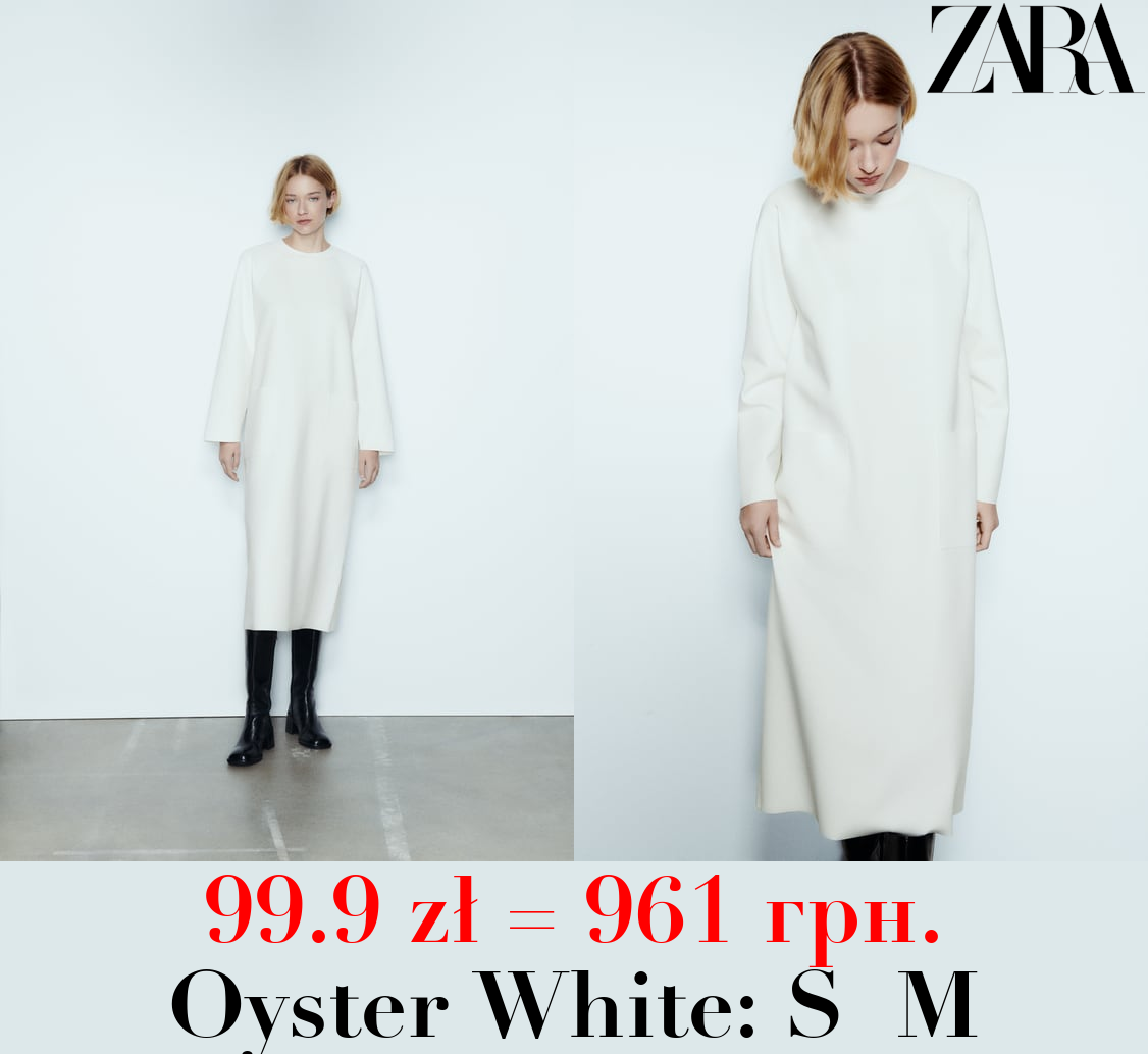 MIDI DRESS WITH POCKETS