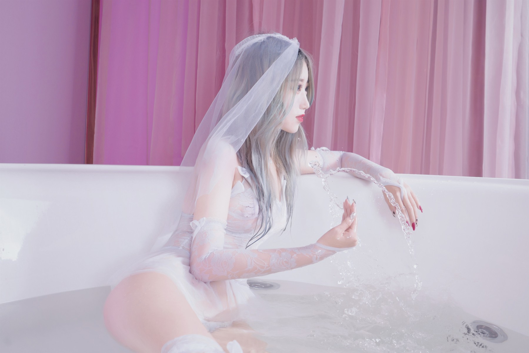 Cosplay eloise软软 入水蕾丝 4
