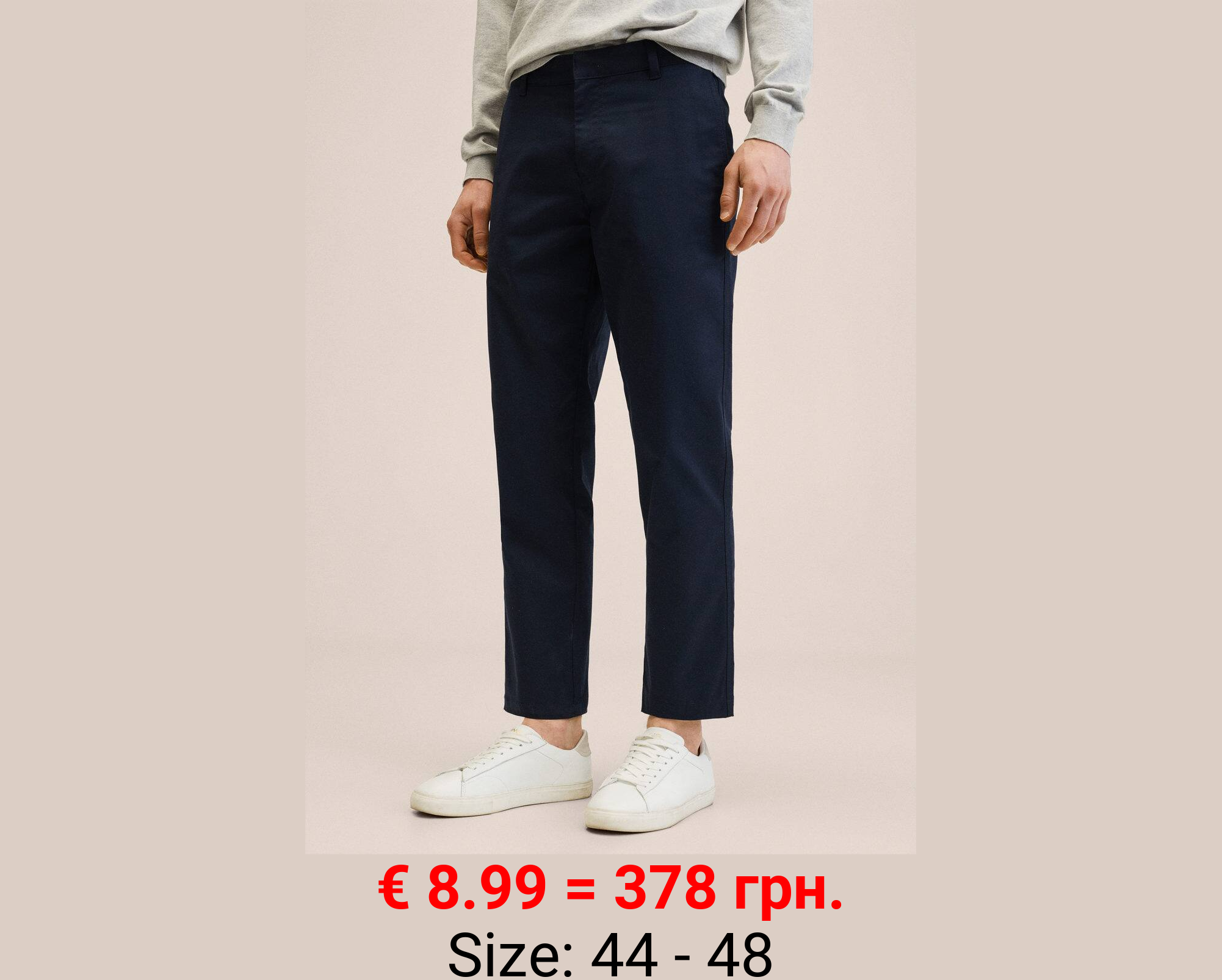 Pantalón chino algodón 