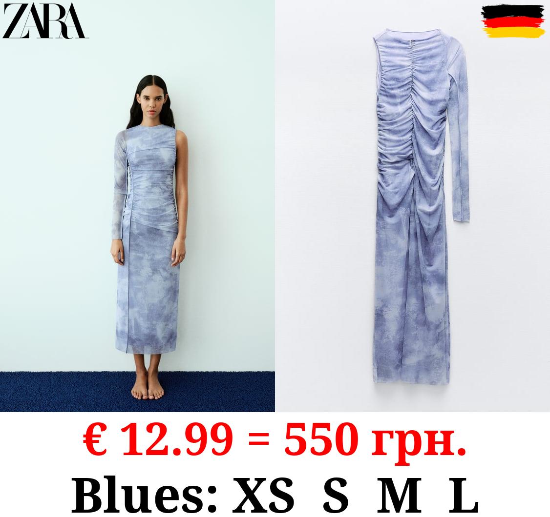 ASYMMETRIC TULLE DRESS