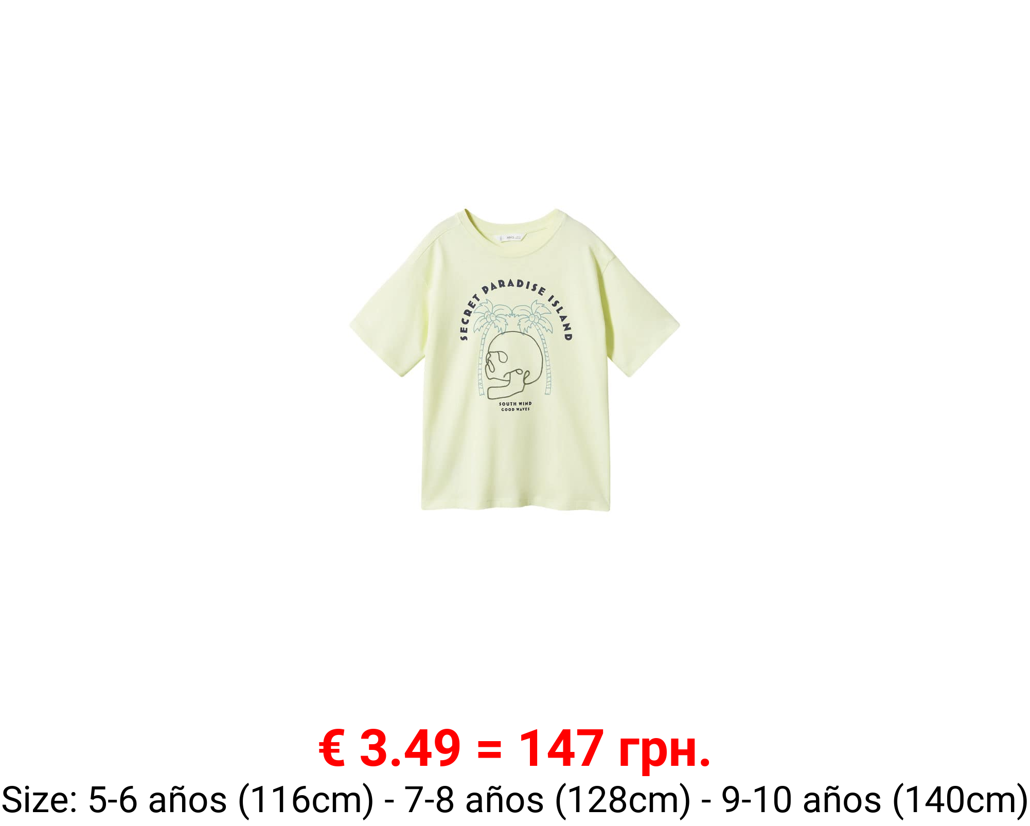 Camiseta estampada algodón