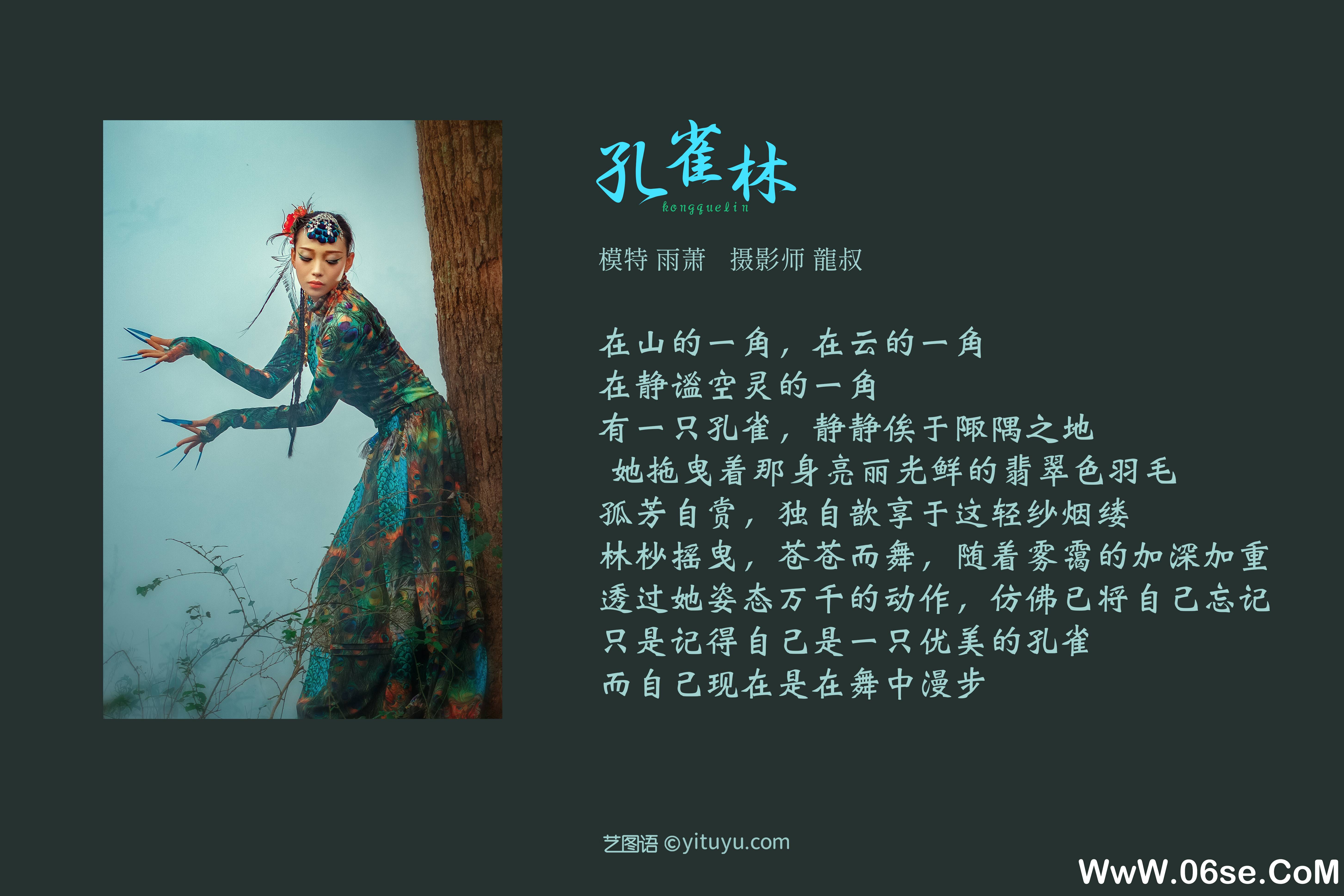 图片[2]-[YITUYU艺图语]2021.08.18 孔雀林 青萧[31+1P／314MB]-六色网