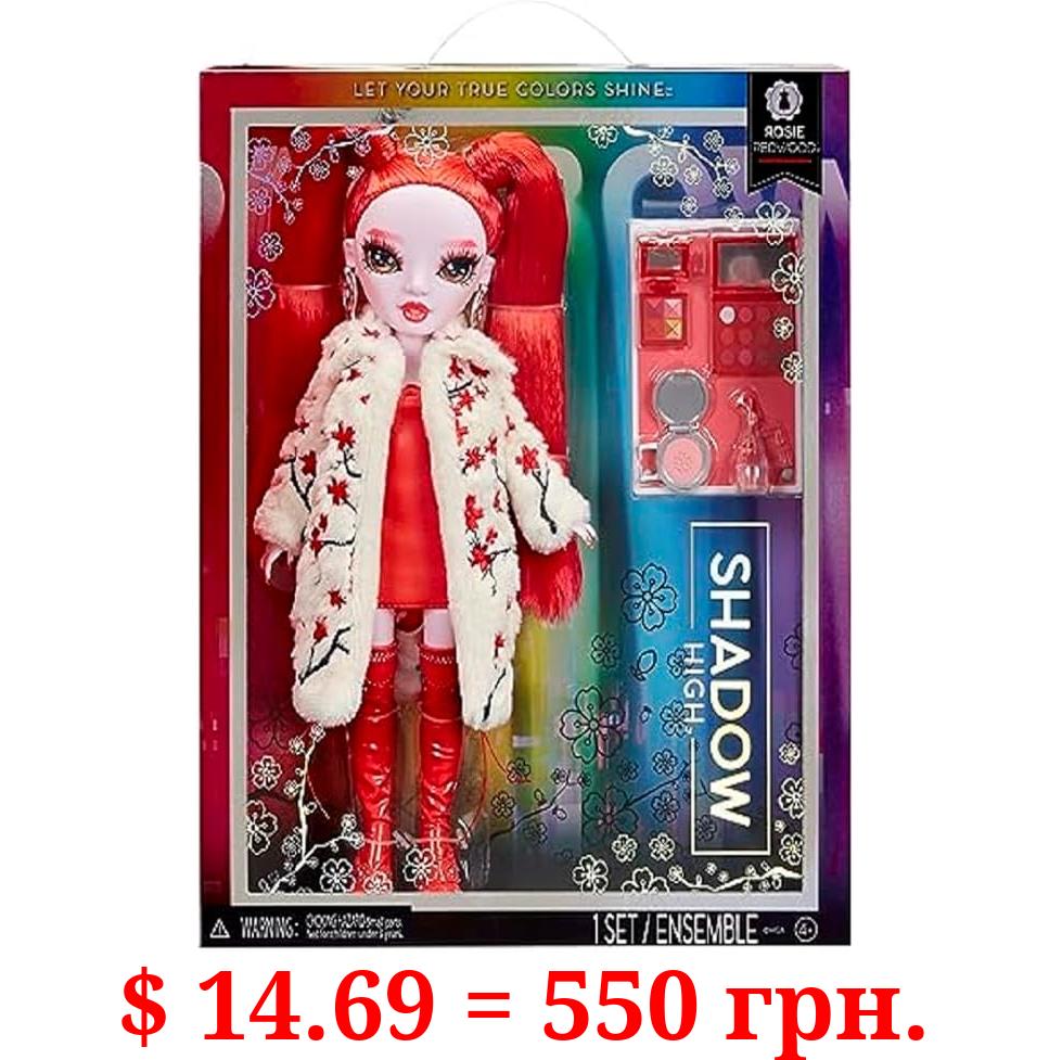 Rainbow High Shadow High Rosie - Red Fashion Doll. Fashionable Outfit, Extra Long Hair & 10+ Colorful Play Accessories. Great Gift for Kids 4-12 Years Old & Collectors