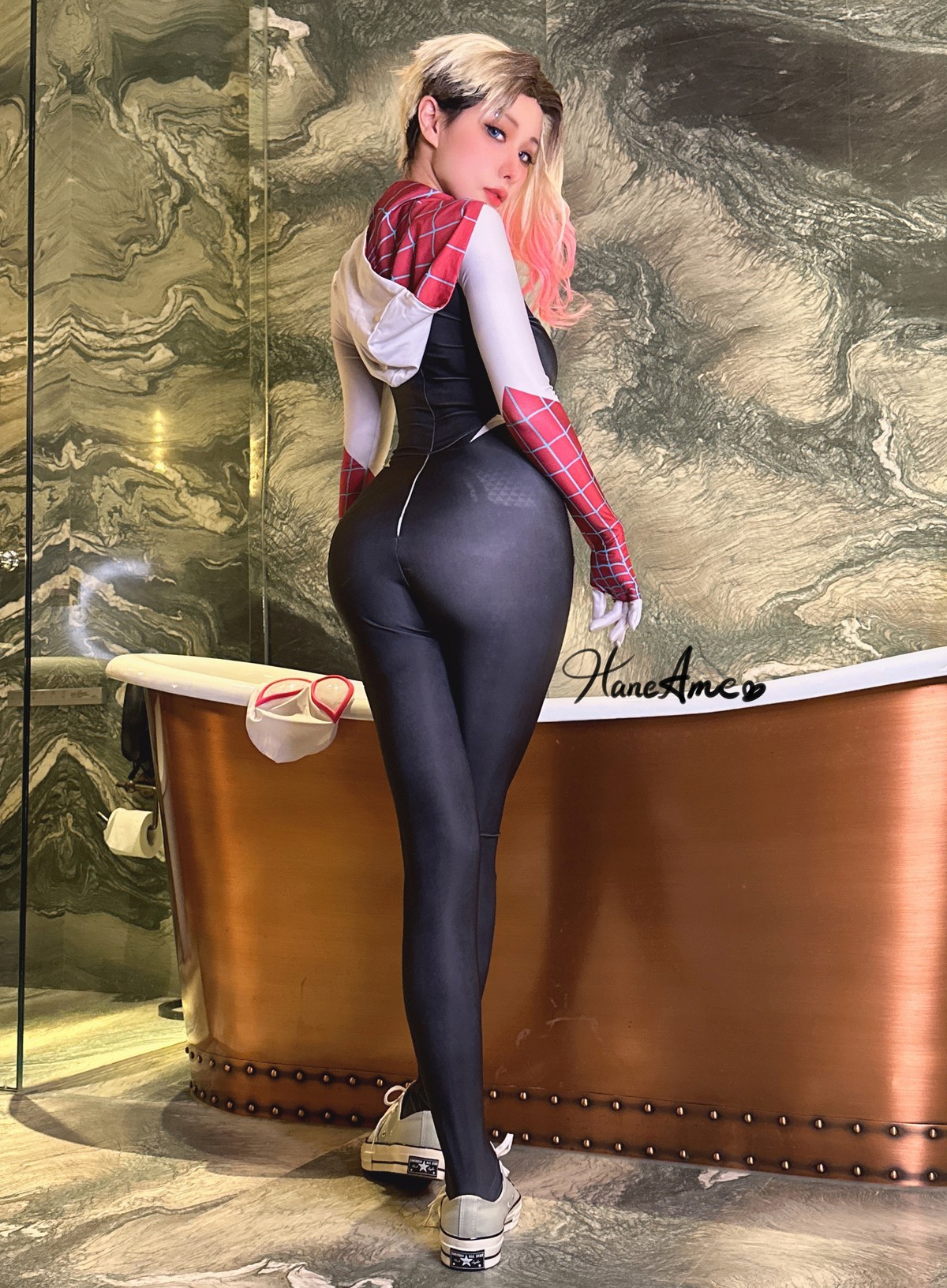 Cosplay 雨波HaneAme Gwen SpiderMan 33