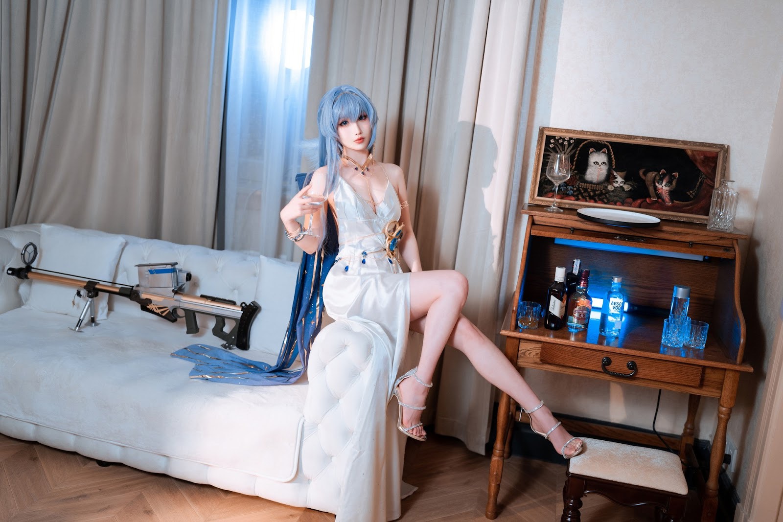 Cosplay Rioko凉凉子 海伦礼服 12