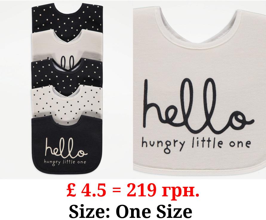Spot Hungry Little One Bibs 5 Pack