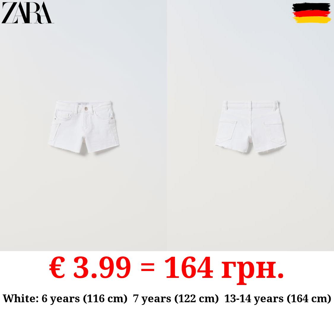 STRETCH DENIM BERMUDA SHORTS