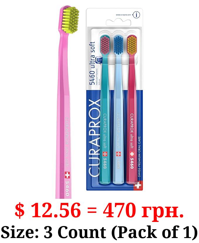 Curaprox 5460 Ultrasoft Toothbrush, 3 Pack