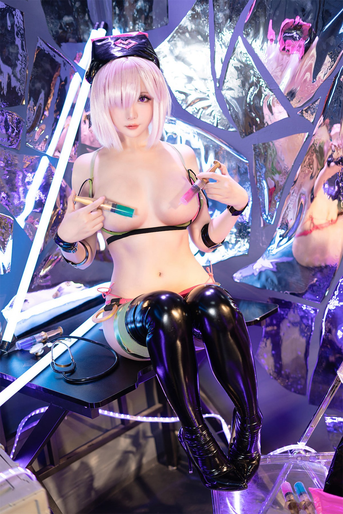 星之迟迟 Cosplay 玛修同人护士 Vol.02 30