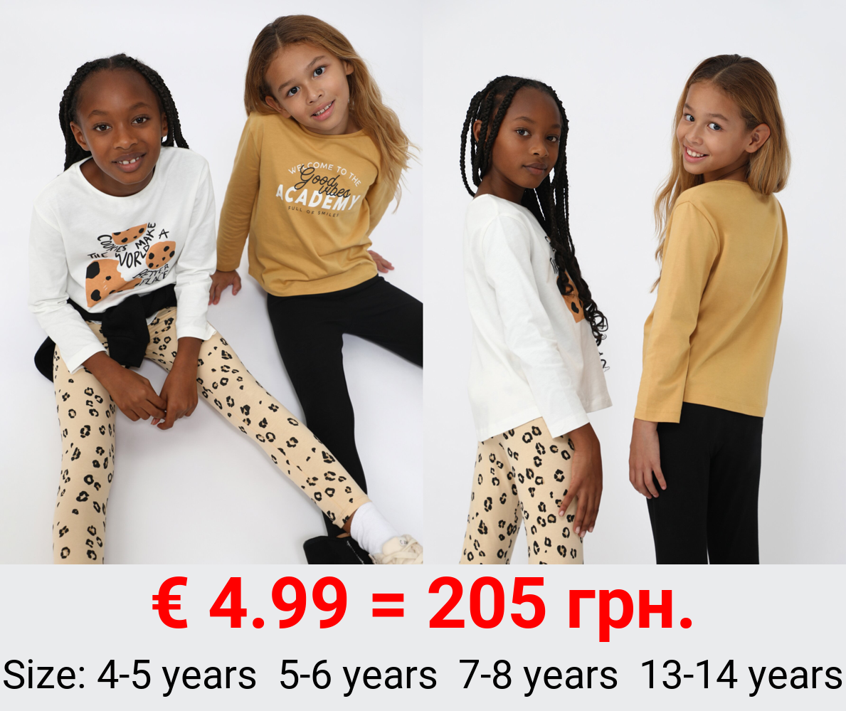 Pack of 2 printed T-shirts