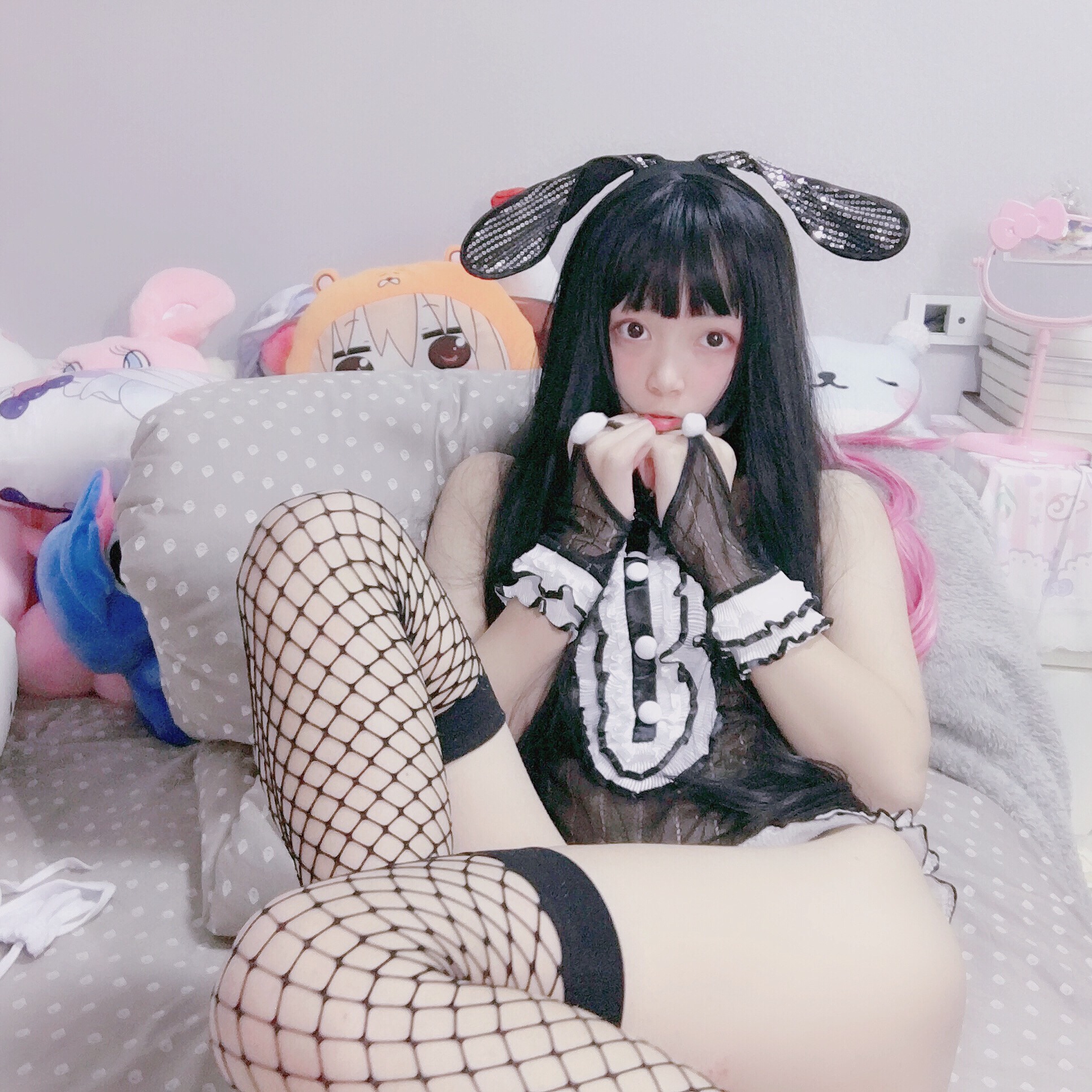 小奈奈-黑丝兔女郎 46P 18