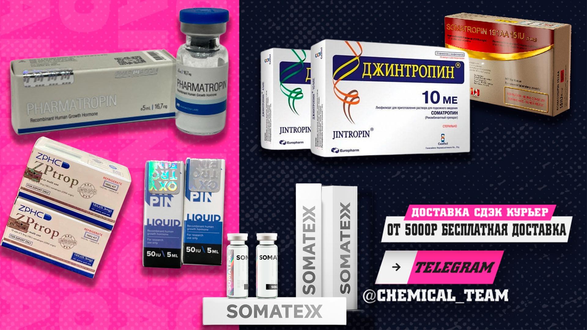 ПРАЙС ЛИСТ (ГОРМОН РОСТА) – Telegraph