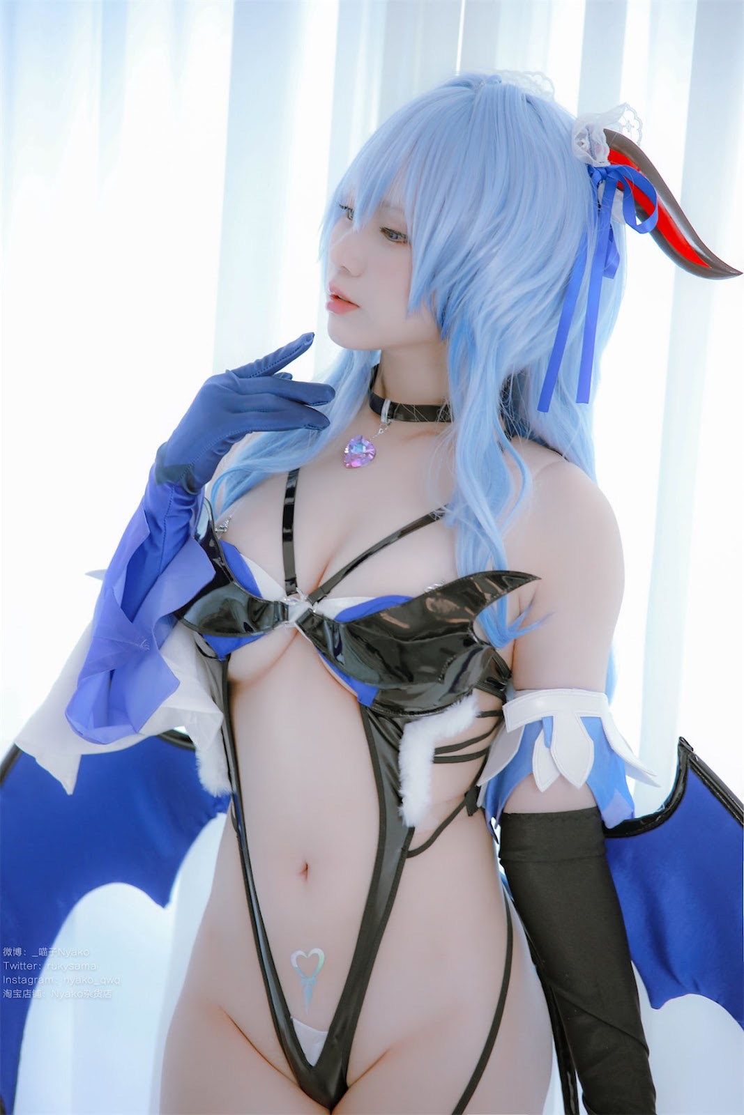 Cosplay Nyako喵子 原神 甘雨魅魔 14