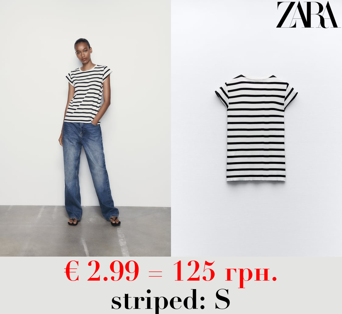 RIBBED LIGHTWEIGHT COTTON T-SHIRT