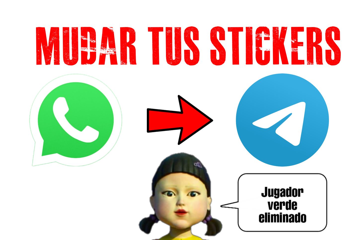 Stickers de WhatsApp a Telegram Telegraph