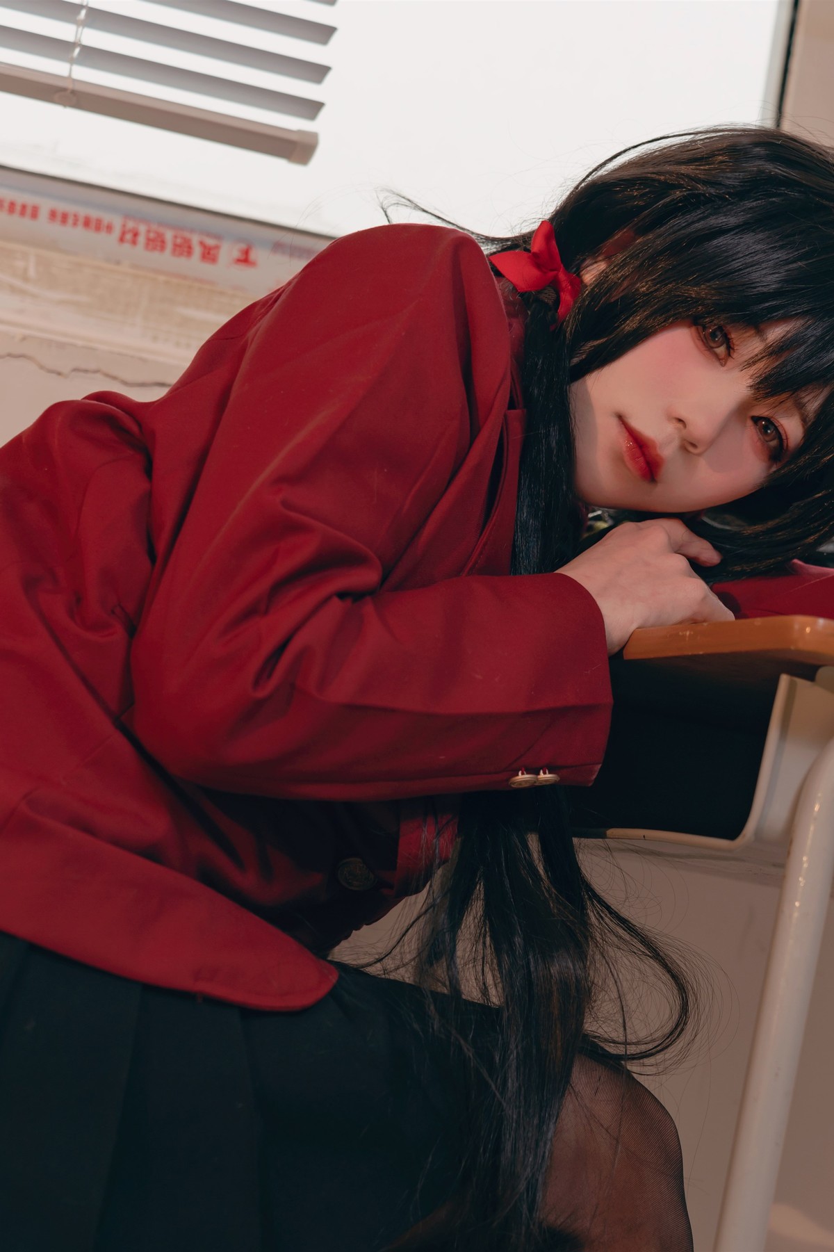 Cosplay 咬一口兔娘 风纪委员大凤 Set.01 12