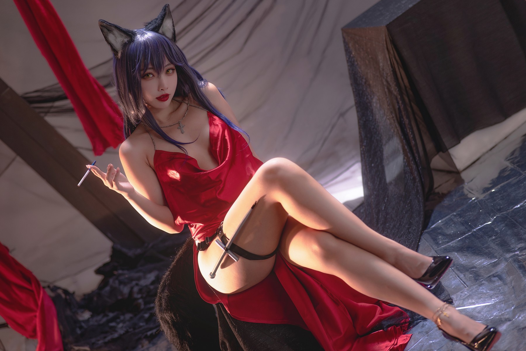 Cosplay 宮本桜 德克萨斯同人礼服 9