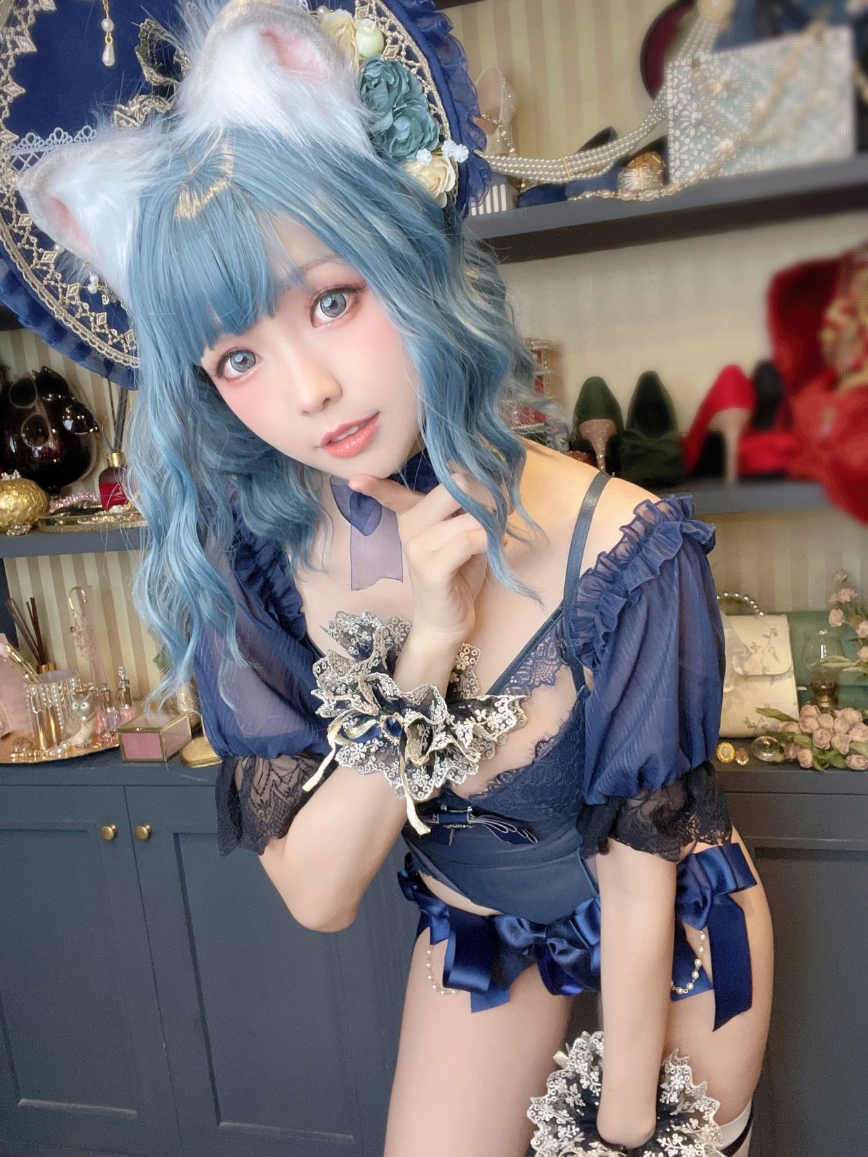 ElyEE子 Scottish Fold Cat Doll 摺耳貓少女人形 46