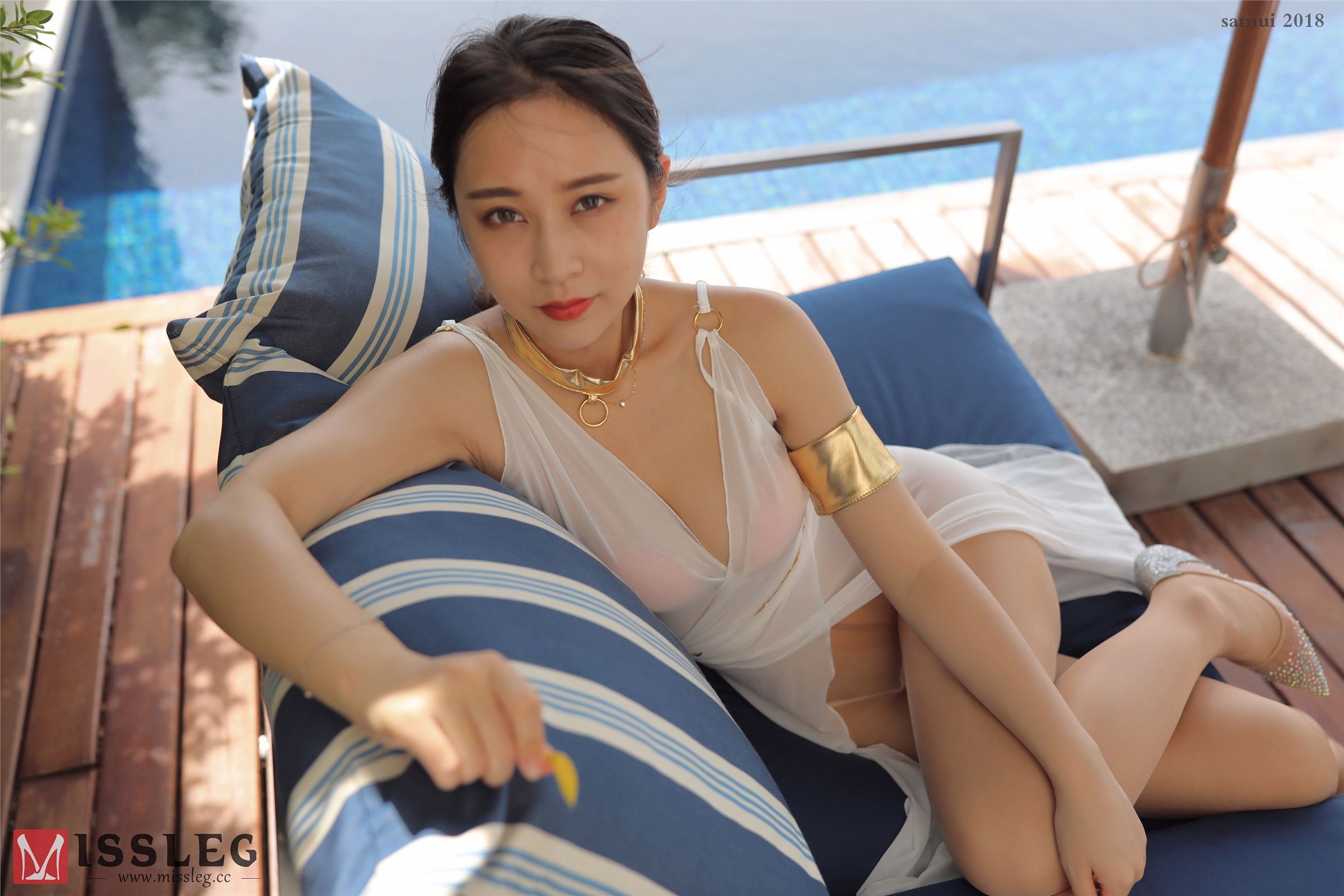 图片[20]-[MISSLEG蜜丝] 苏梅岛旅拍众筹系列 L002 透视白纱 乔依琳-六色网