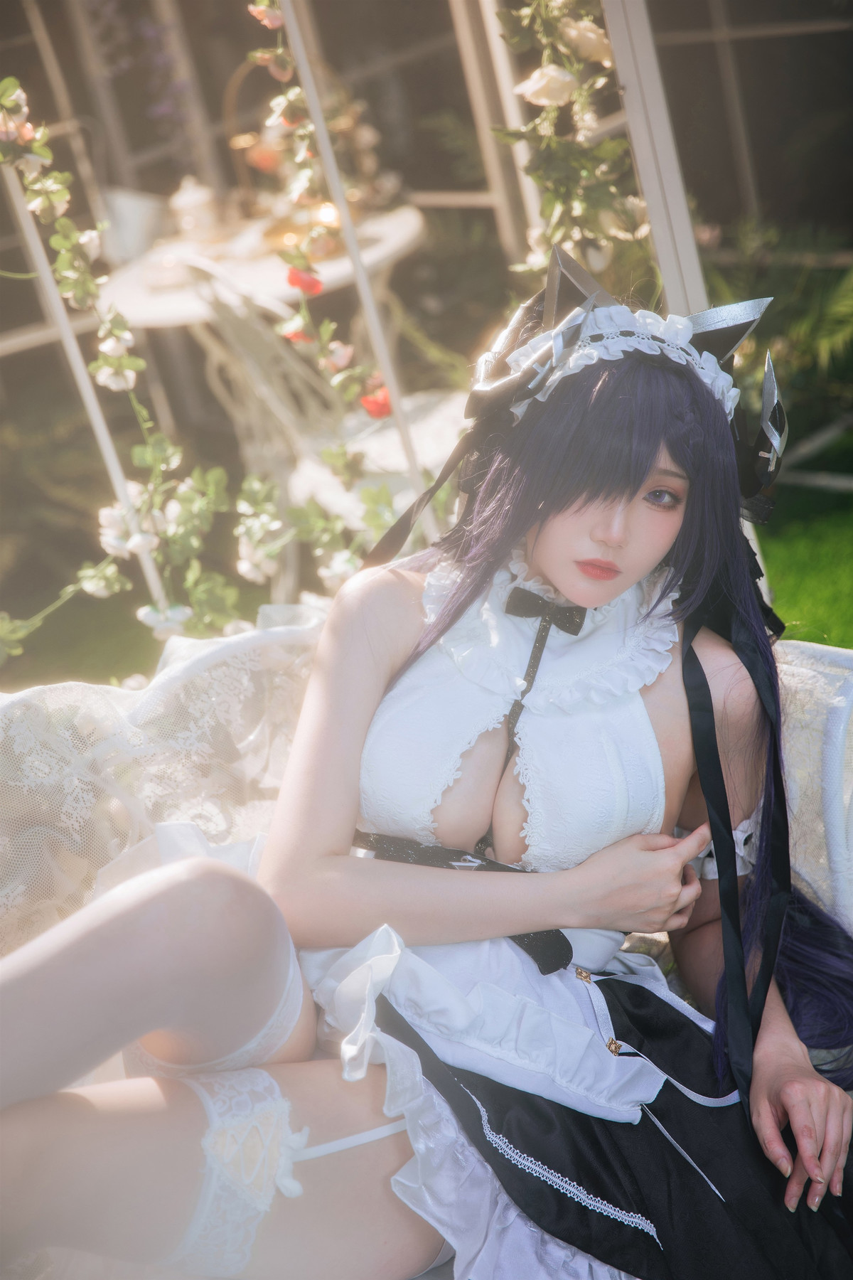 Cosplay 瓜希酱 碧蓝航线 奥古斯特女仆 5