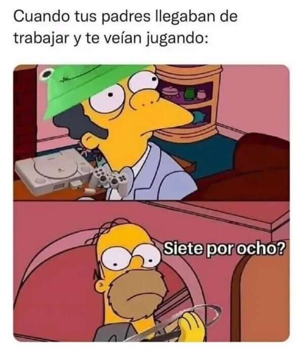 Cuando tus padres de ten jugando