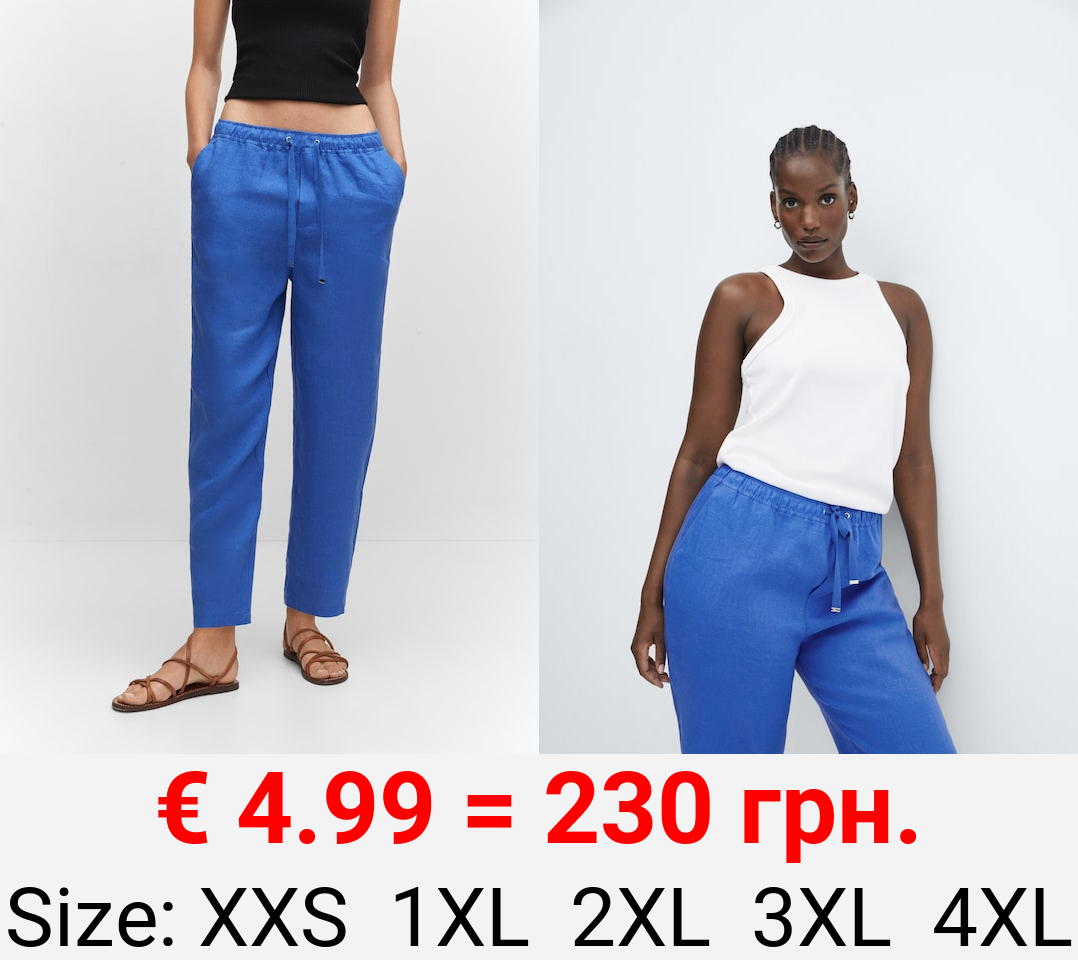 Pantalón 100% lino