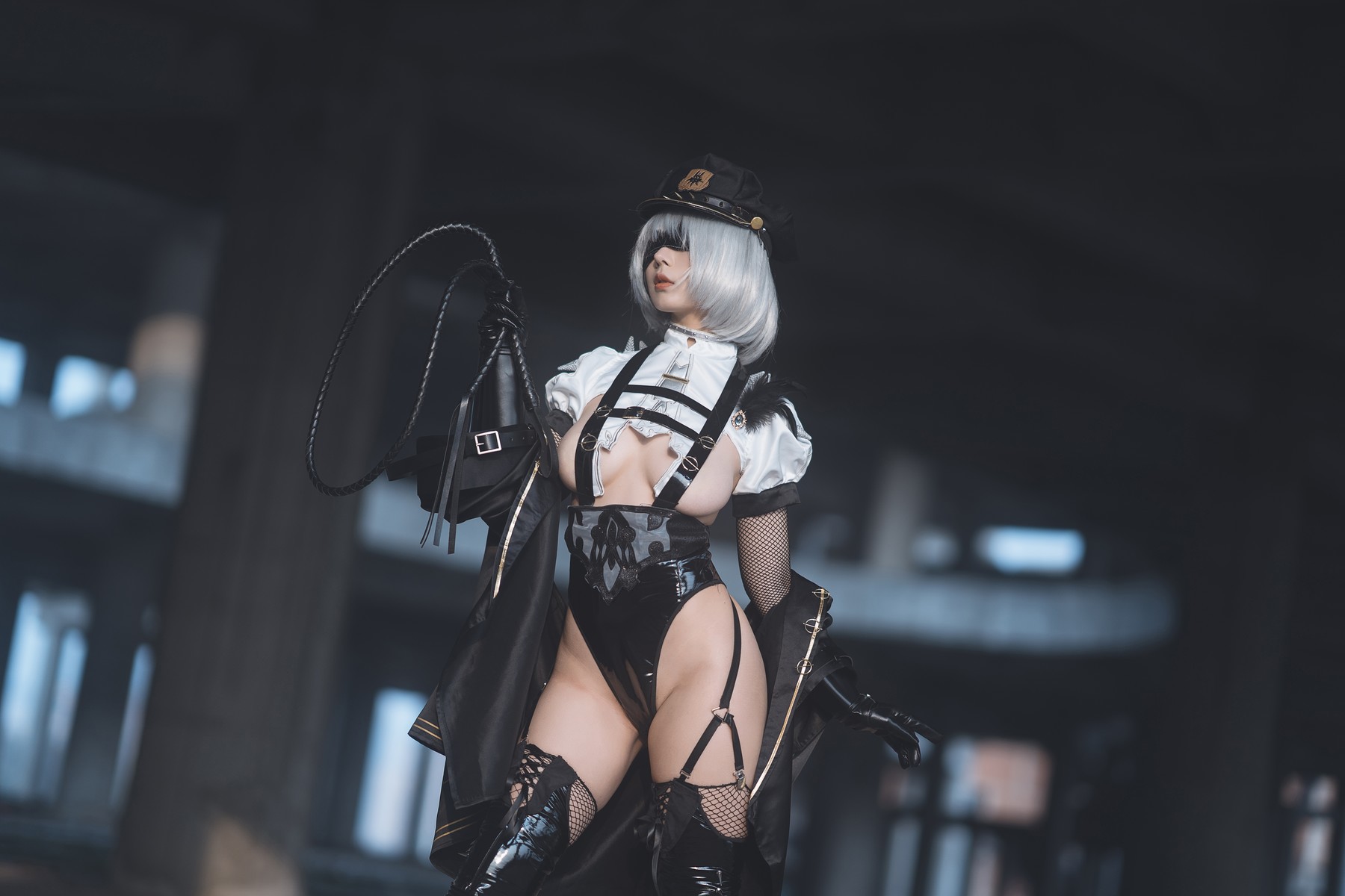 Cosplay 云溪溪 奶桃 2b同人 28