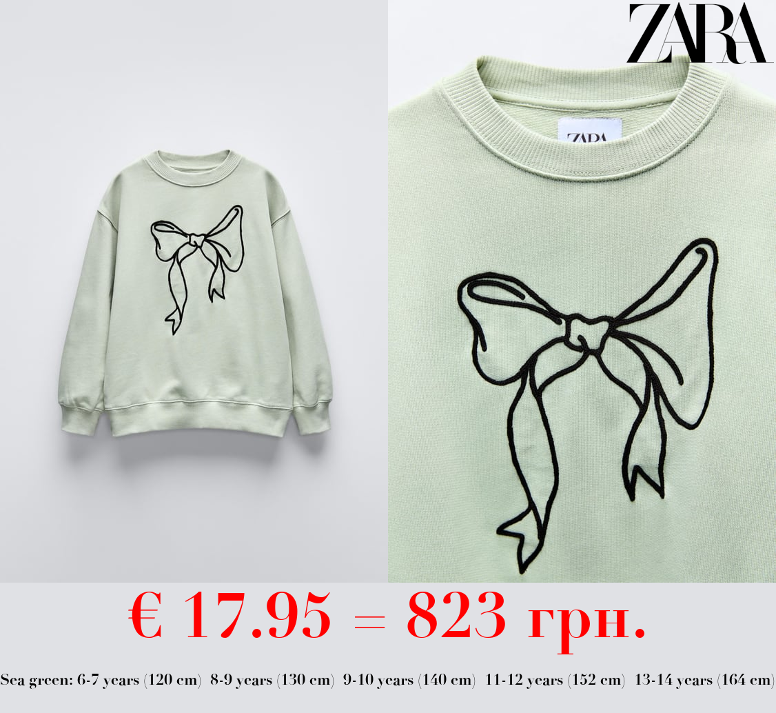 SWEATSHIRT WITH BOW
